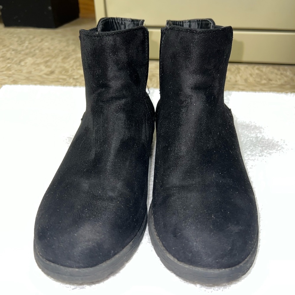 Black Suede Ankle Boots